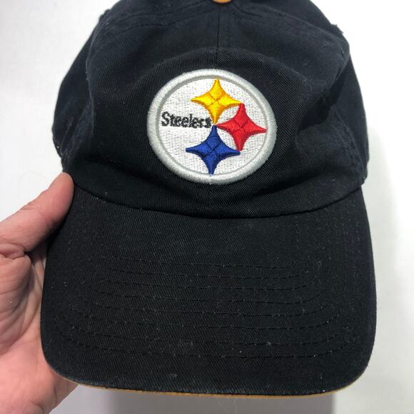 Pittsburgh Steelers hat NFL Team Apparel Snapback Black Cap - Picture 8 of 11